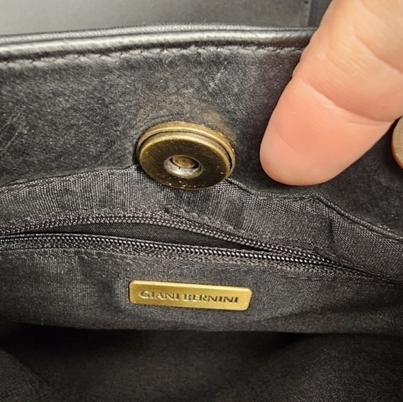 Gianni Bernini over the shoulder‎ hand bag. Genuine leather. - Picture 7 of 12